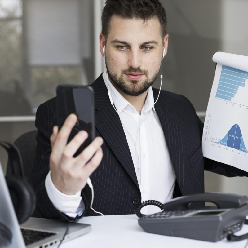 businessman-video-conferencing